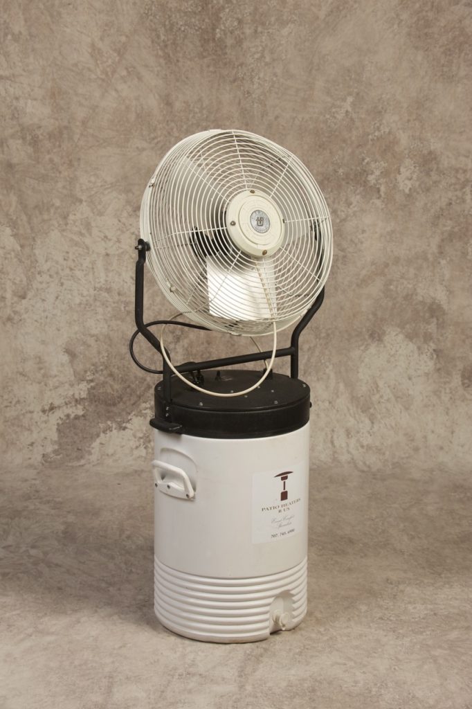 Bucket Misting Fan Patio Heaters R US